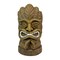 Things2die4 Tiki Planter 17 in Brown Magnesium Oxide Distressed Freestanding